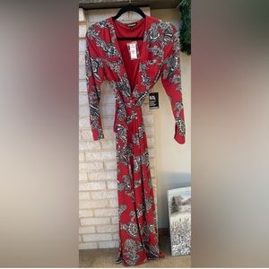 Express Long Sleeve Maxi Dress Size XS- NWT-Perfect for the holidays!